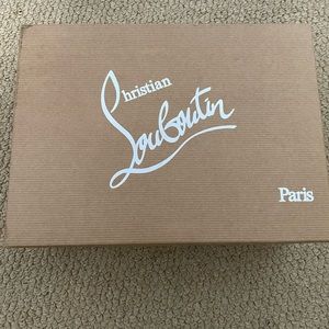 Empty Christian Louboutin Box